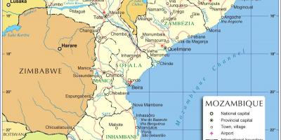 Maputo, Moçambique mapa